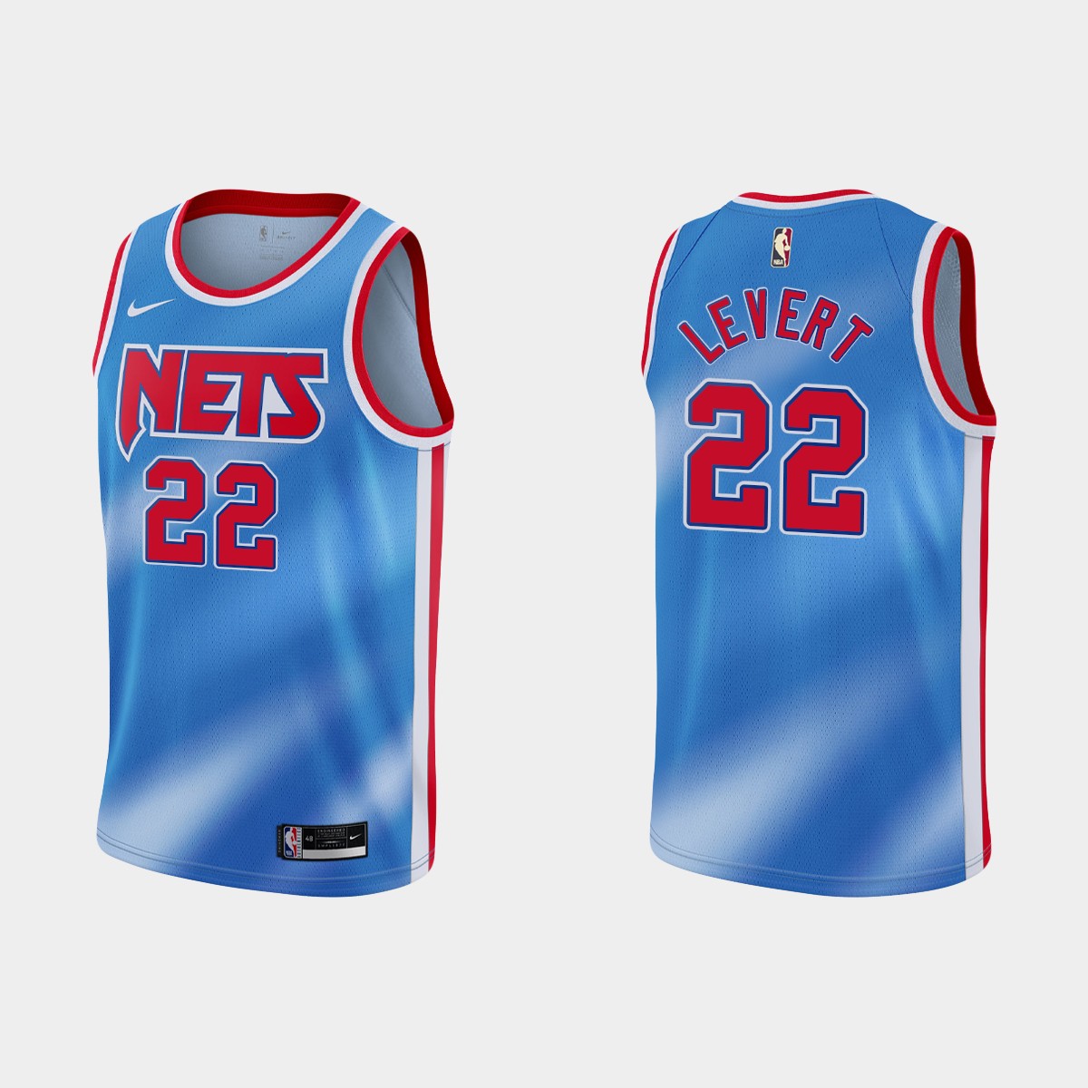Men's Brooklyn Nets #22 Caris LeVert 2020-2021 Blue Dri-FIT Hardwood Classic Stitched NBA Jersey
